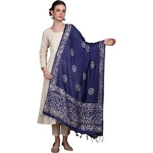 9726 Women's Art Silk Dupatta With Printed Pattern Ethnic Print Design